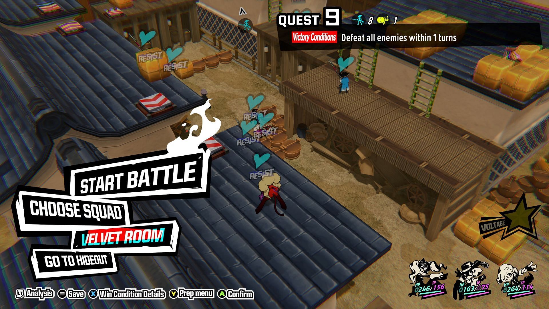 Quest 9 Recovering the Lost Treasure (Image via Persona 5 Tactica)